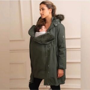 Seraphine 4 in 1 Down Parka Coat for Maternity, Baby Wearing, Postpartum
